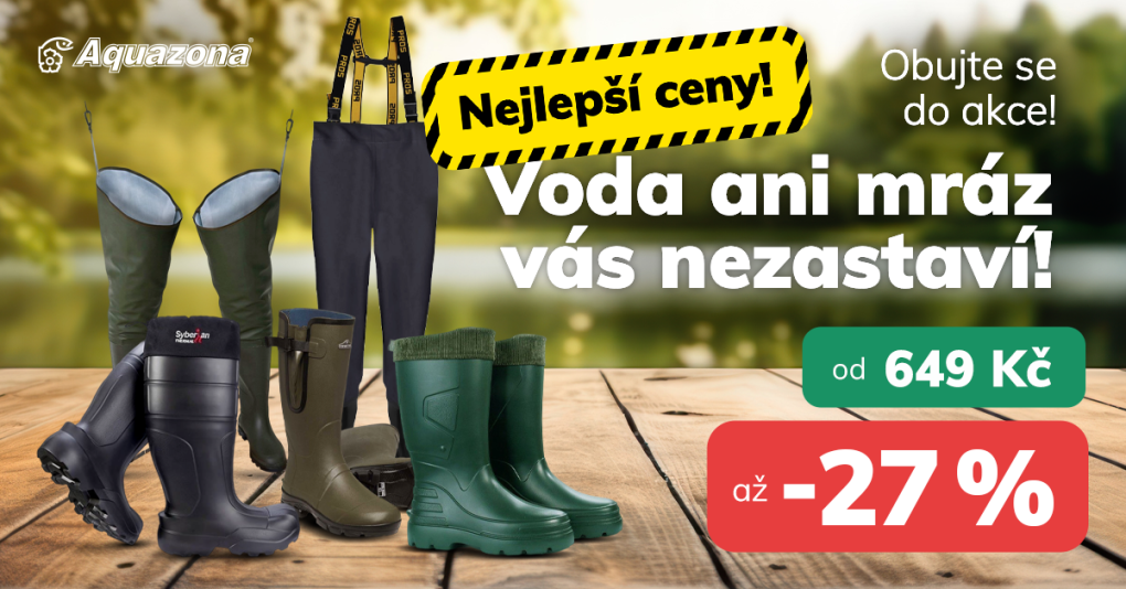 Obujte se do akce - holinky, broďáky a prsačky