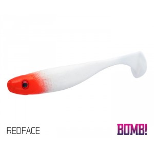 Delphin Umělá nástraha Bomb! Rippa 5ks - 8cm/REDFACE