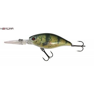 Wobler Nomura Jas Crank Green Black Stripes 7cm