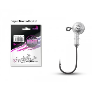 SMAZÁNO (import ZFishingSport) - Jigová hlava s límečkem Delphin BOMB / 5ks 10g-4/0