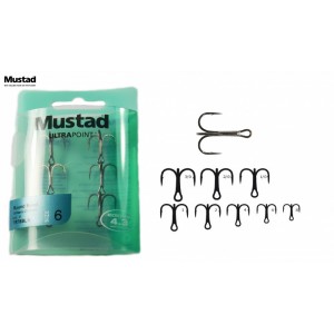 Trojháček Mustad Ultrapoint vel.2 / 6ks