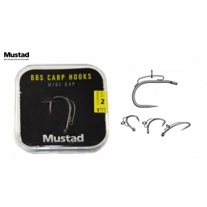 Háček Mustad BBS Wide Gap vel.2 / 5ks - BEZ PROTIHROTU!