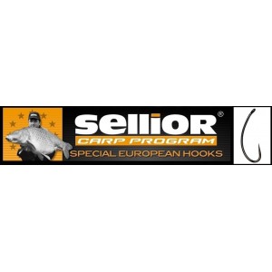 Háček Sellior Longshank 10ks / balení, vel. 8, bez protihrotu