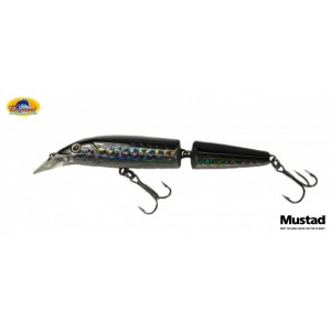 Wobler Tsunami Jointed Minnow 11cm Black and silver prism