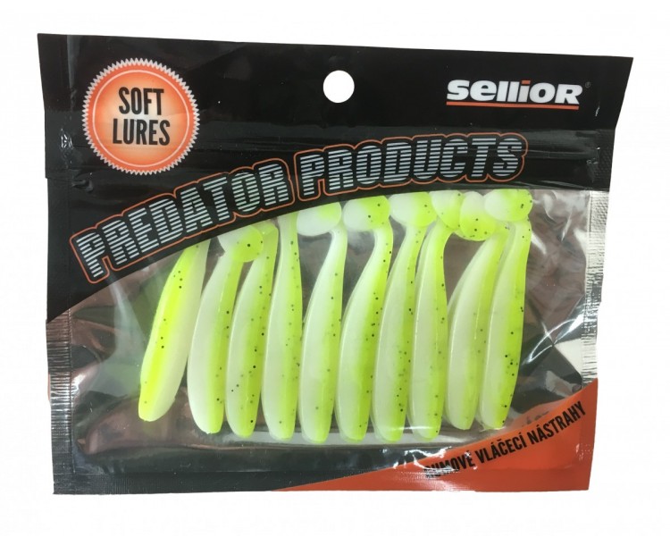 Twister Sellior Predator Shad Lemon 68mm /10ks