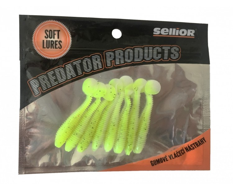 Twister Sellior Predator Worm Lemon 55mm /8ks
