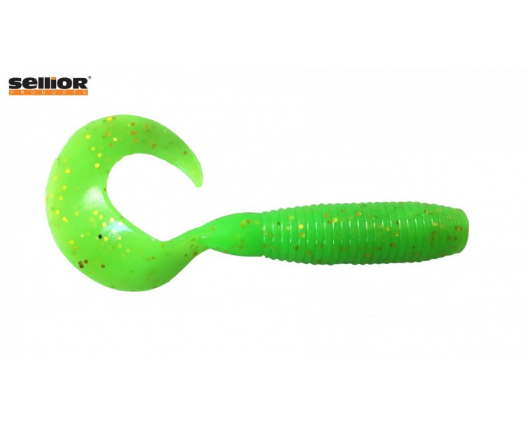 Twister Sellior Predator Tailsoft Green 65mm /10ks