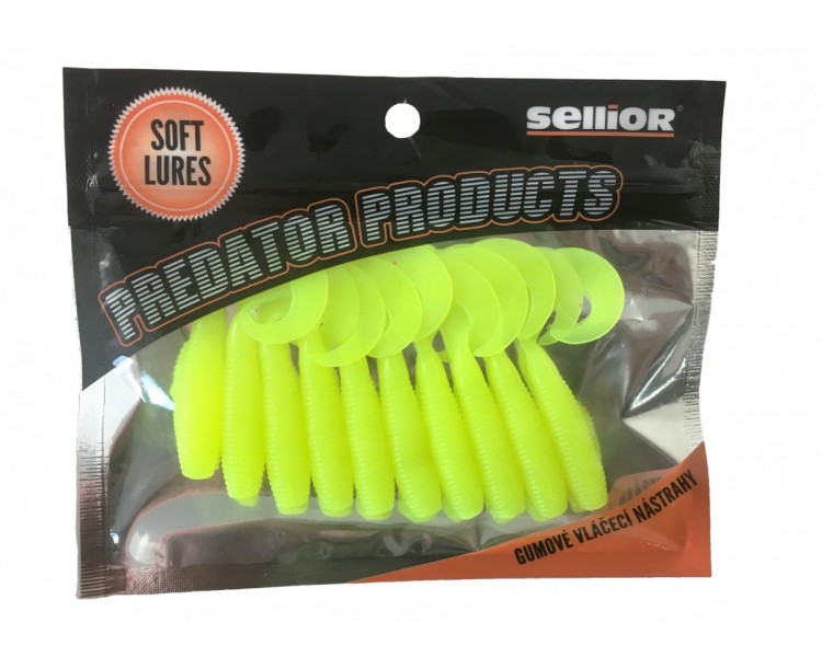 Twister Sellior Predator Tailsoft Fluo 65mm /10ks