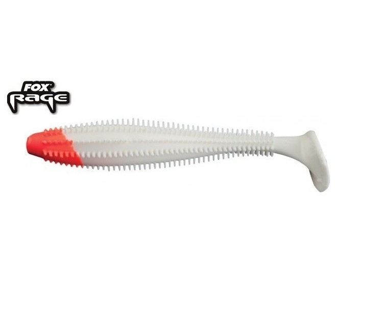 Fox Rage Spikey Shad 90mm Bulk Red Head