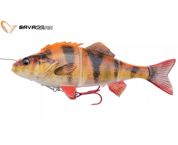 Savage Gear Gumová Nástraha 4D Line Thru Perch SS 03 Albino 17cm 63g