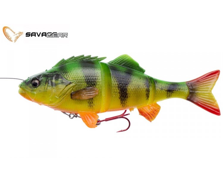 Savage Gear Gumová Nástraha 4D Line Thru Perch SS 02 Firetiger