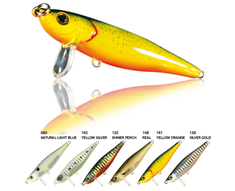 Wobler Nomura Ranger Minnow Yellow Orange 7cm