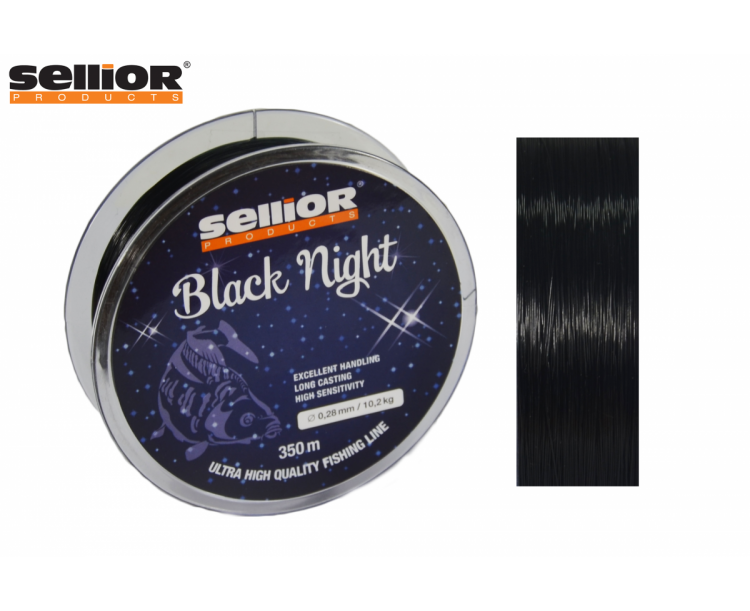 Vlasec Sellior Black Night 0,25mm / 8,8g / 350m