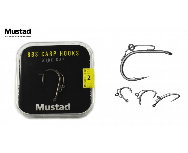 Háček Mustad BBS Wide Gap vel.1 / 5ks