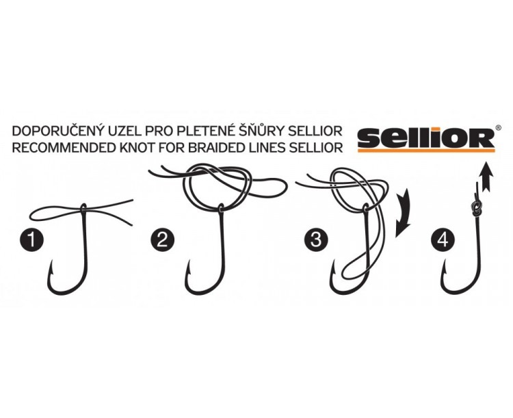 Pletená šňůra SELLIOR ExBraid SPIN