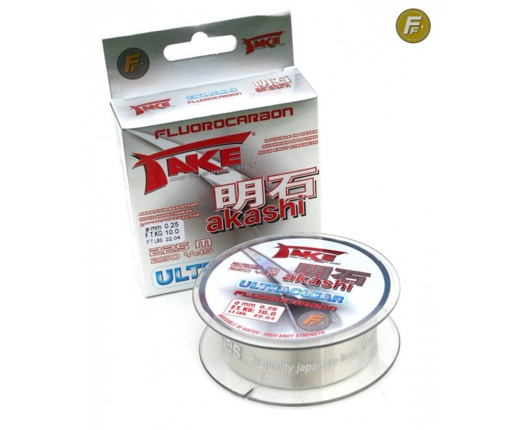 Fluorocarbon Fishing Ferrari AKASHI 225m, 0,16mm