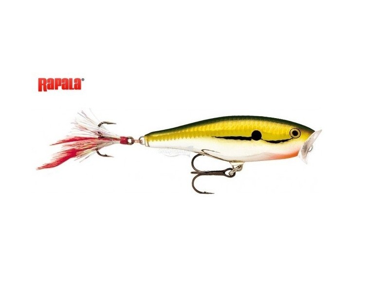 Wobler Rapala Skitter Pop 7cm Gold Chrome