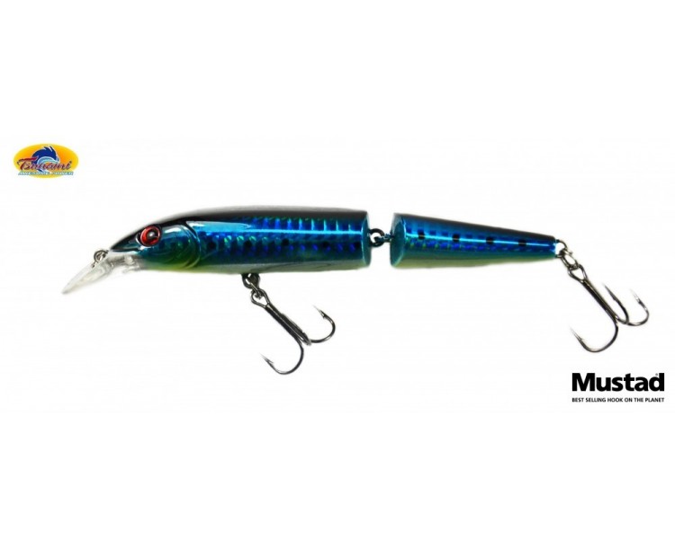 Wobler Tsunami Jointed Minnow 11cm Holo blue/holo silver