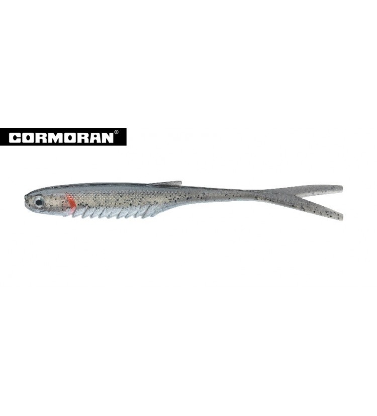 Cormoran Gumová Nástraha Snake Fin Shad Spotted Roach 14cm / 4ks