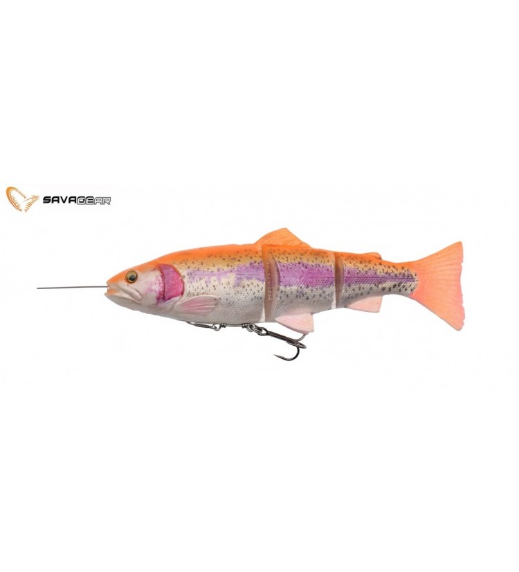 Savage Gear Gumová Nástraha Pstruh 4D Line Trhu Trout SS Golden Albino 15cm 35g