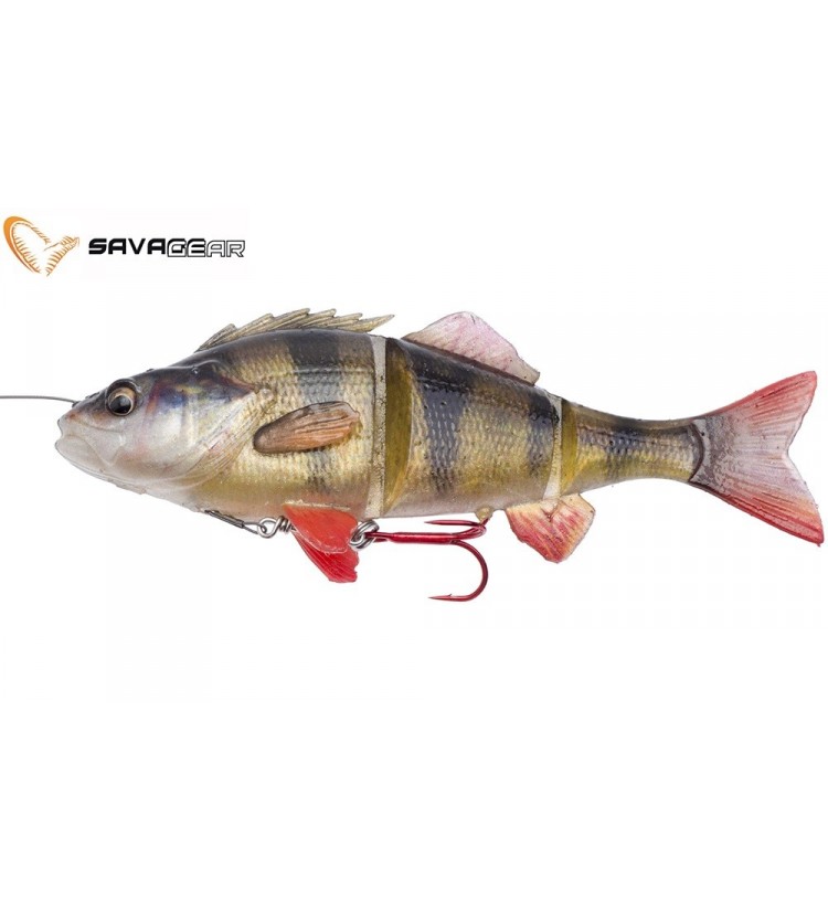 Savage Gear Gumová Nástraha 4D Line Thru Perch SS 01 Perch 17cm 63g