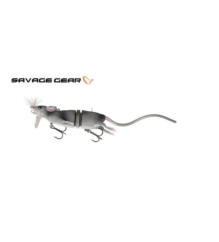 Savage Gear 3D Krysa 20cm - šedá