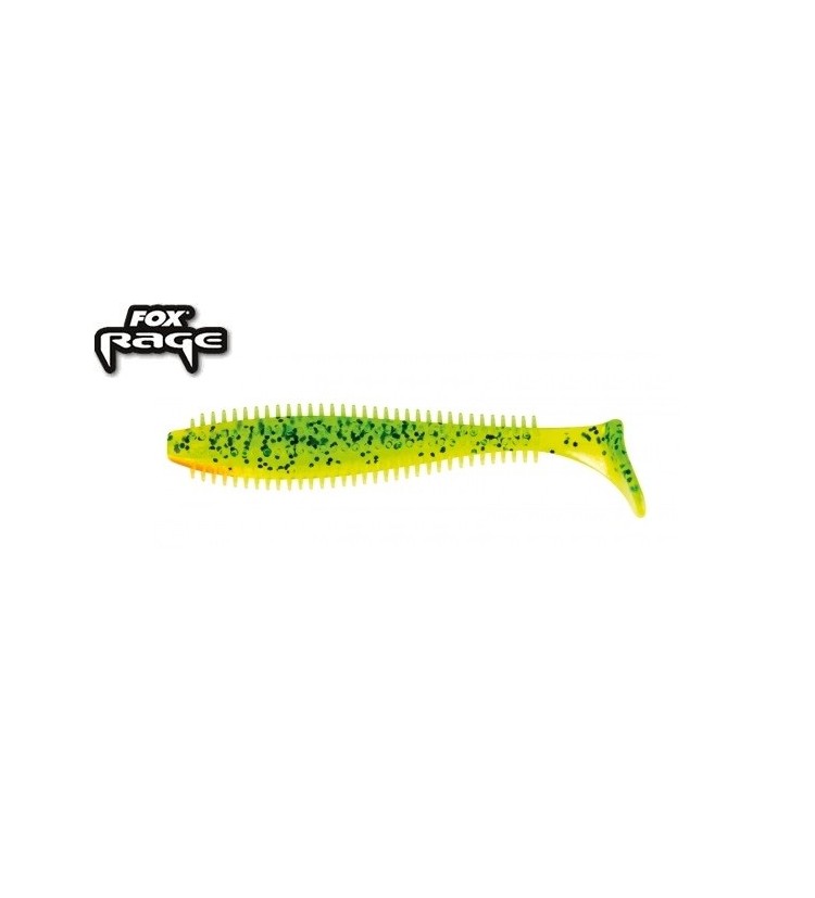 Fox Rage Spikey Shad 90mm Bulk lemon