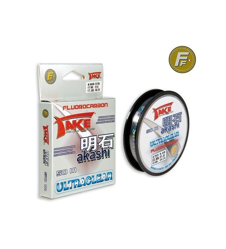 Fluorocarbon Fishing Ferrari AKASHI 50m (0,10mm - 0,45mm)