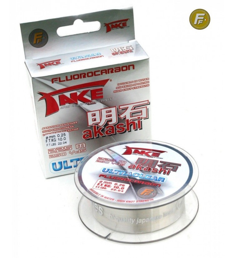 Fluorocarbon Fishing Ferrari AKASHI 225m (0,16mm - 0,25mm)