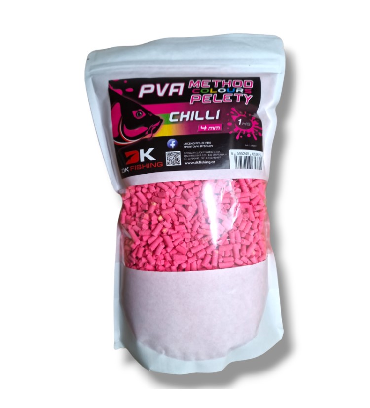 DK FISHING PVA method color chilli 1kg