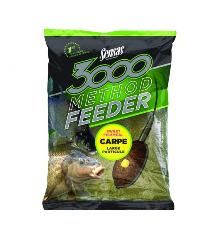 Krmítková Směs Sensas 3000 Method Feeder Carpe 1kg