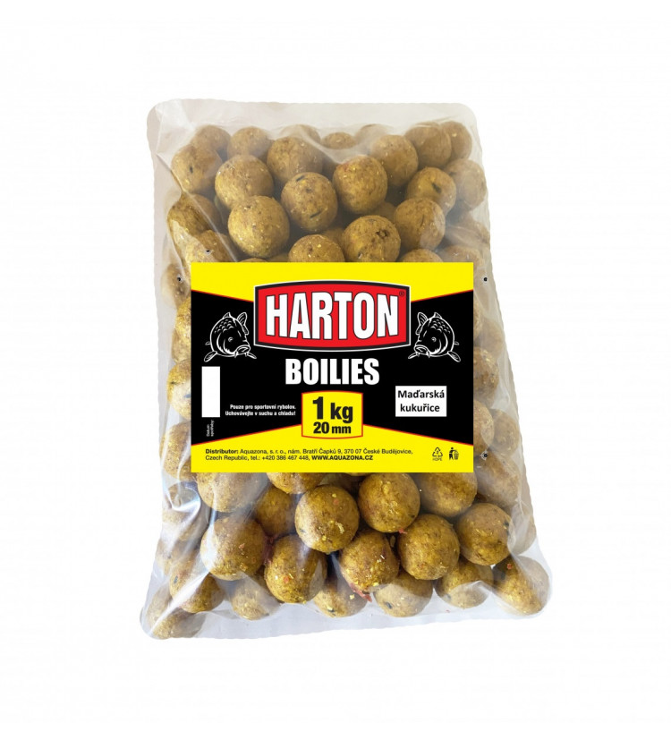 Harton Boillies 20mm / 1kg Maďarská kukuřice