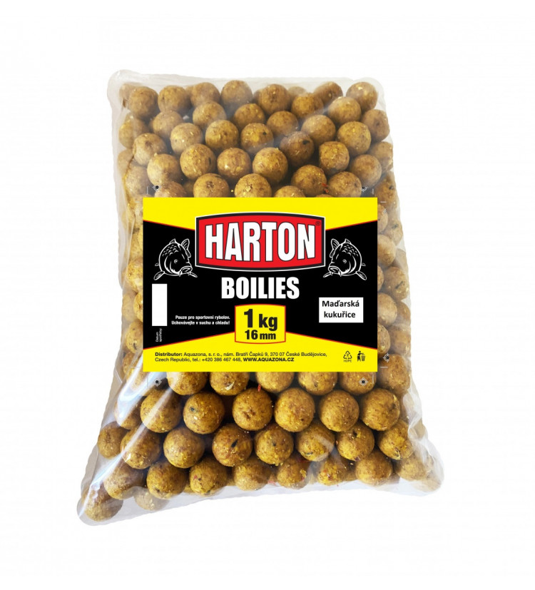 Harton Boillies 16mm / 1kg Maďarská kukuřice