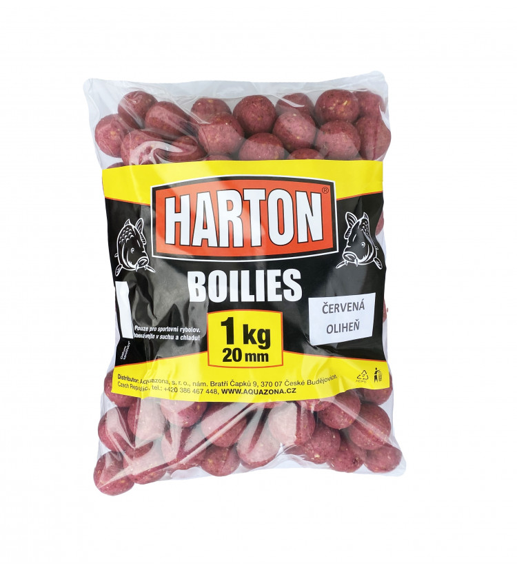 Harton Boillies 20mm / 1kg Červená oliheň