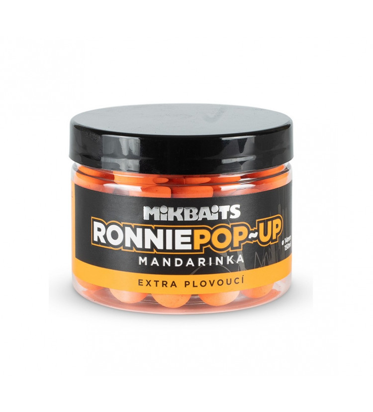 Mikbaits Plovoucí Boilie Ronnie Mandarinka 14 mm 150 ml