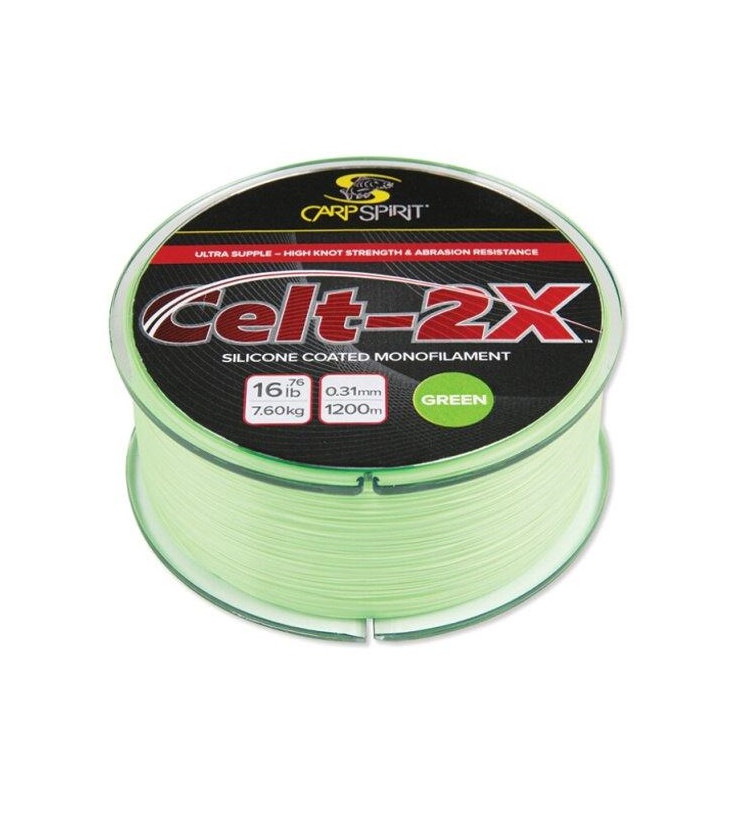 Carp Spirit Vlasec CELT-2X Mymetik Green 1400m / 0.285mm