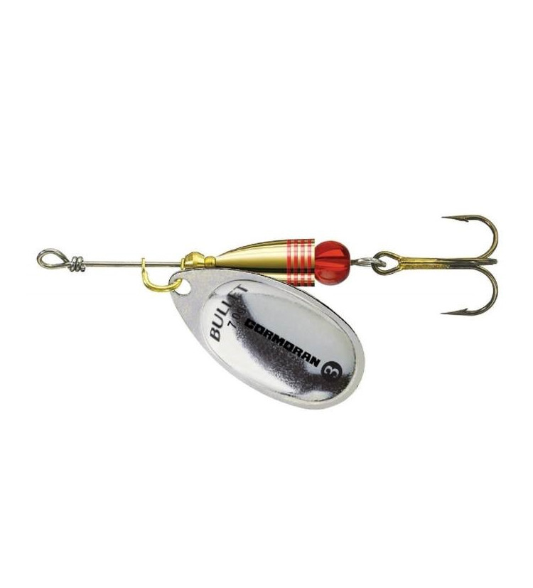 Cormoran Třpytka Bullet Spinner Stříbrná