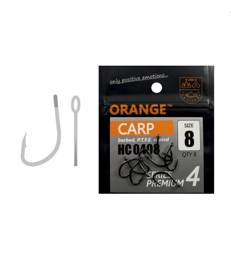 Life Orange háčky Carp Series 4 - 8 ks