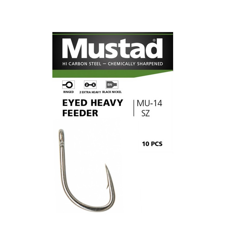 Háček Mustad Eyed Heavy Feeder