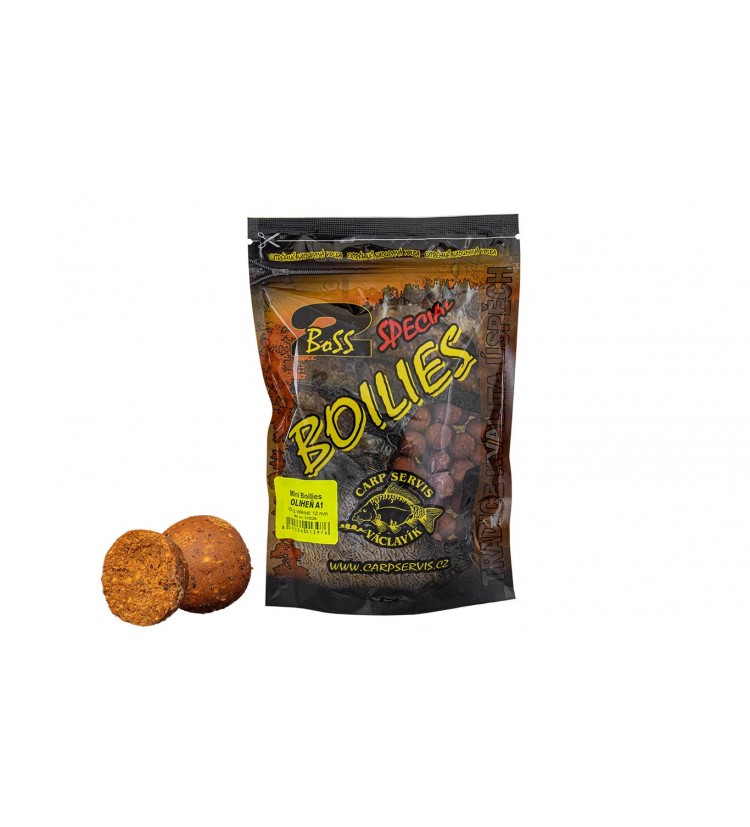 Mini boilies Boss2 Carp Servis Václavík 150g / 12mm - Oliheň A1