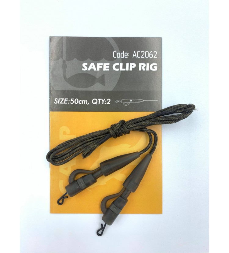 Life Orange Safe Clip Rig 2 ks