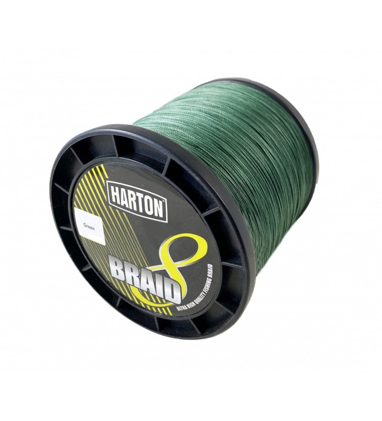 Harton pletená šňůra 8-Braid Green