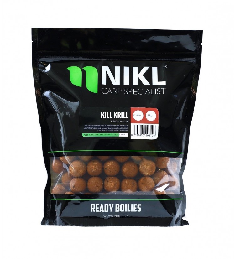 Nikl Boilie Ready Kill Krill 20mm 900g