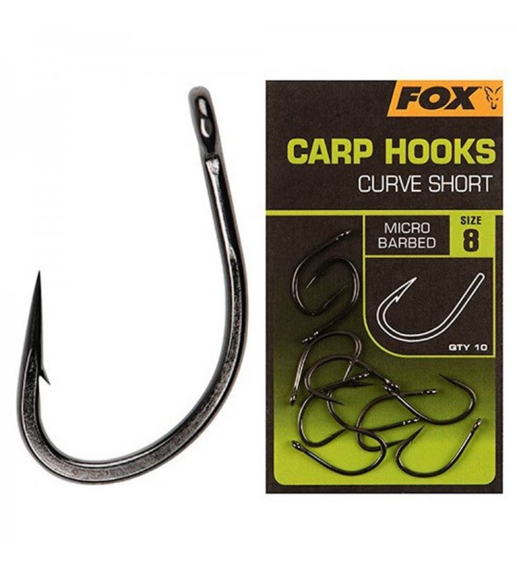 Fox Háčky Curve Shank Short 10 ks