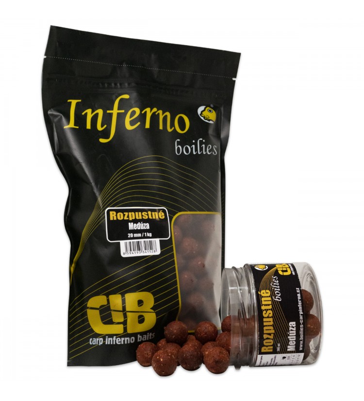 Carp Inferno Rozpustné Boilies Hot Line Medúza|20 mm 300 ml