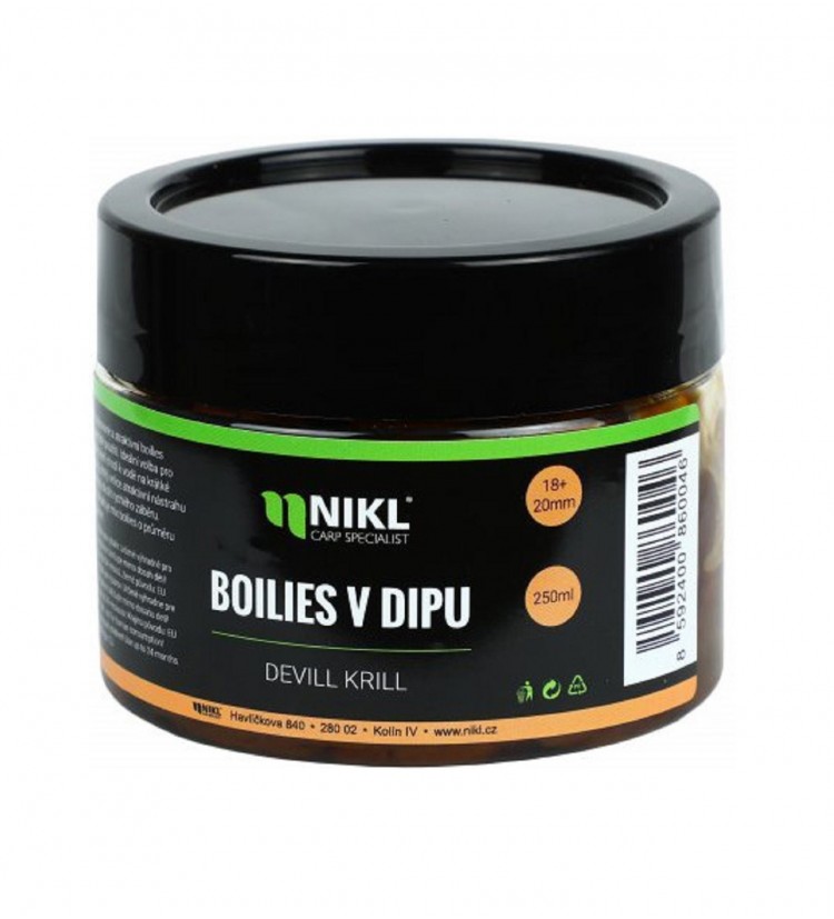 Nikl Boilie V Dipu 250 g 18/20 mm