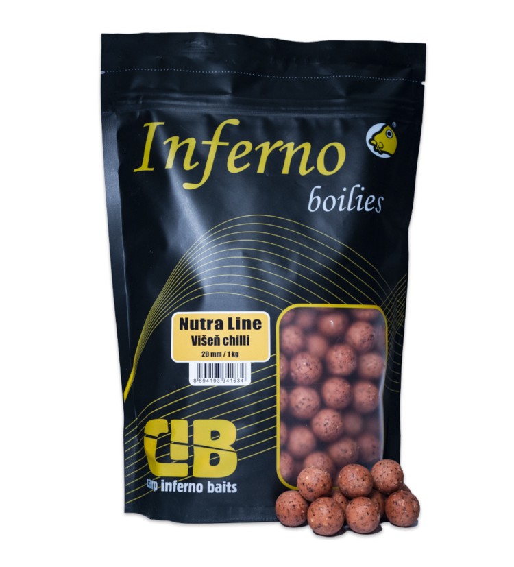Carp Inferno Boilies Nutra Line - Višeň Chilli|20 mm 250 g