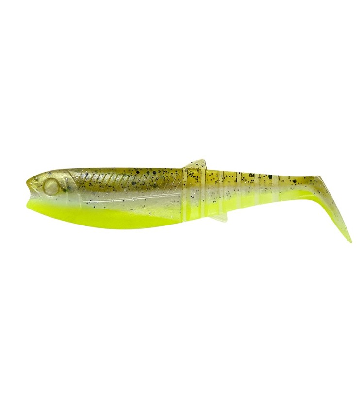 Savage Gear Gumová Nástraha Cannibal Shad Green Pearl Yellow 8 cm