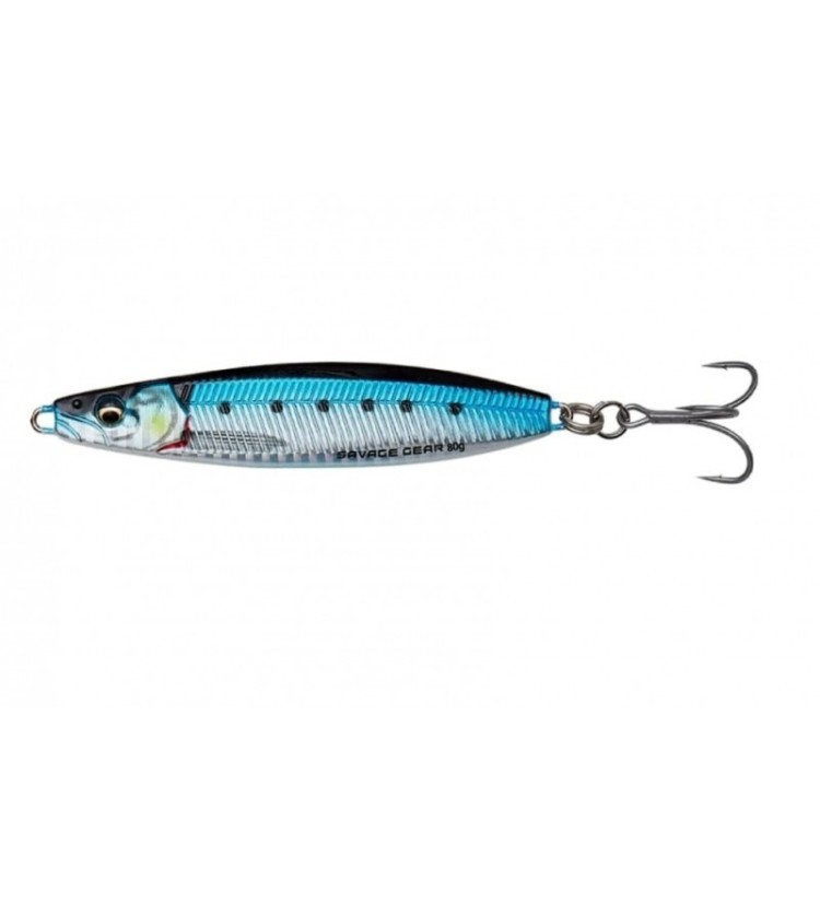 Savage Gear Wobler Psycho Sprat Sinking Blue Silver 10,2 cm 50 g