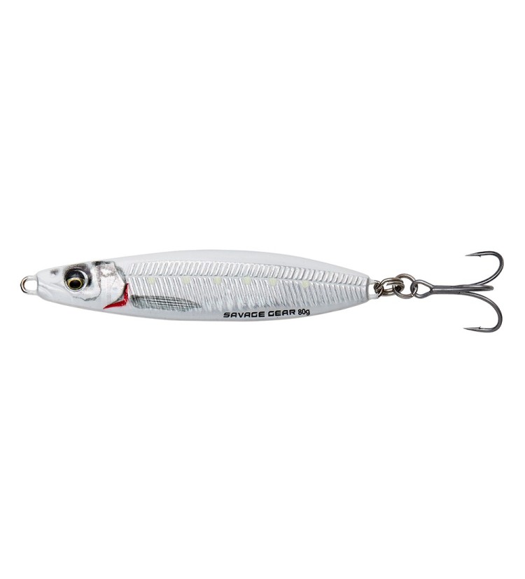 Savage Gear Wobler Psycho Sprat Sinking White Silver 10,2 cm 50 g